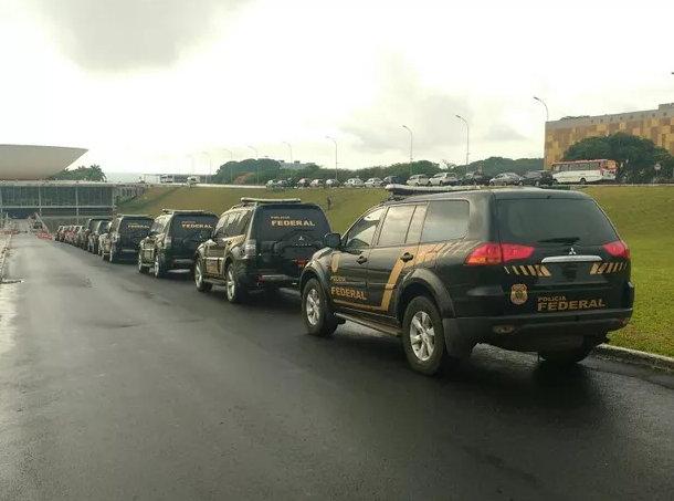 PF faz ação no Congresso para prender policiais legislativos