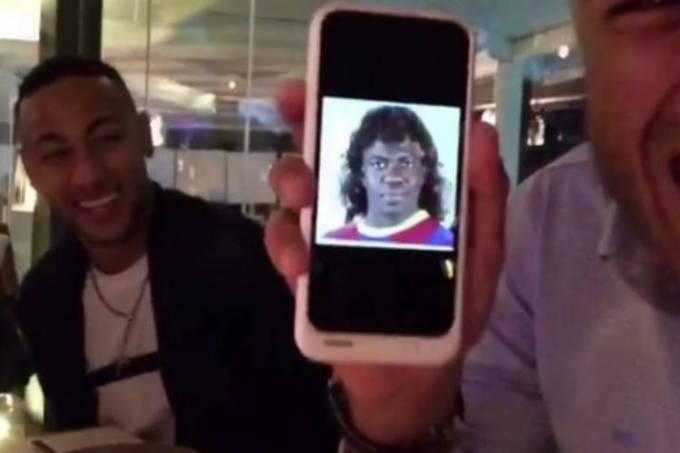 Neymar e Rafinha trolam novato do Barcelona