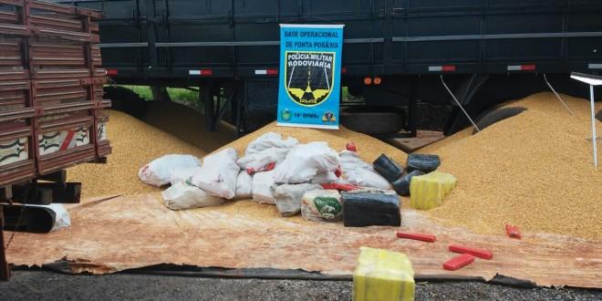 Homem é preso transportando 1.660kg de maconha