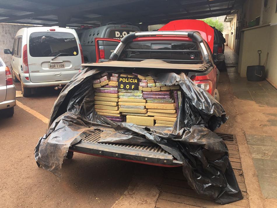 Interceptada carga de maconha que viajaria mais de 2 mil km até a Bahia