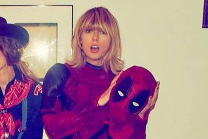 Taylor Swift empresta roupa do filme ‘Deadpool’ para o Halloween
