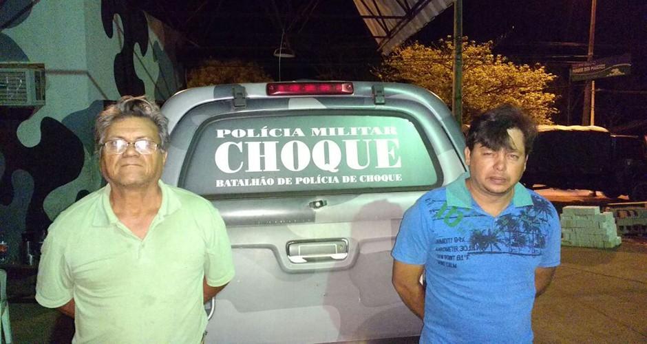 Dupla é presa com veículos roubados de Minas Gerais