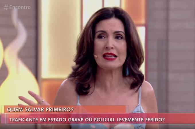 Enquete de Fátima Bernardes causa revolta entre policiais