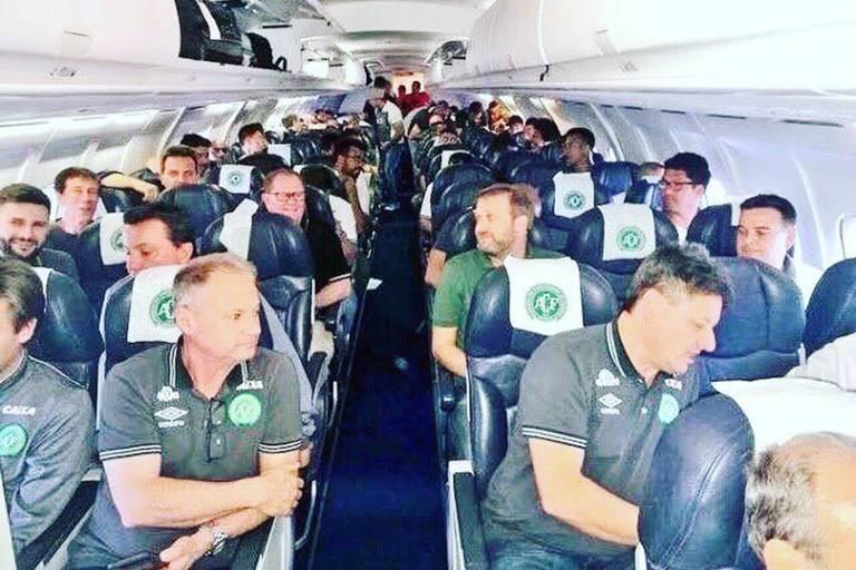 Vídeos mostram embarque e último voo da Chapecoense