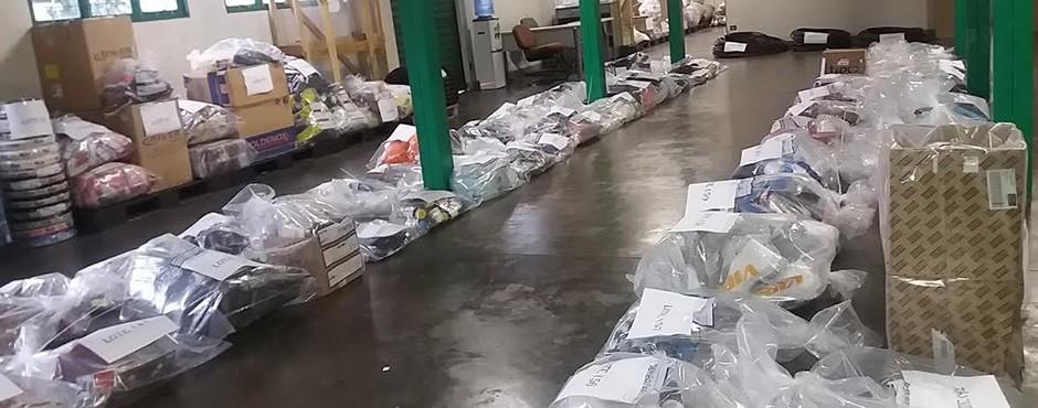 Governo leiloa mercadorias apreendidas