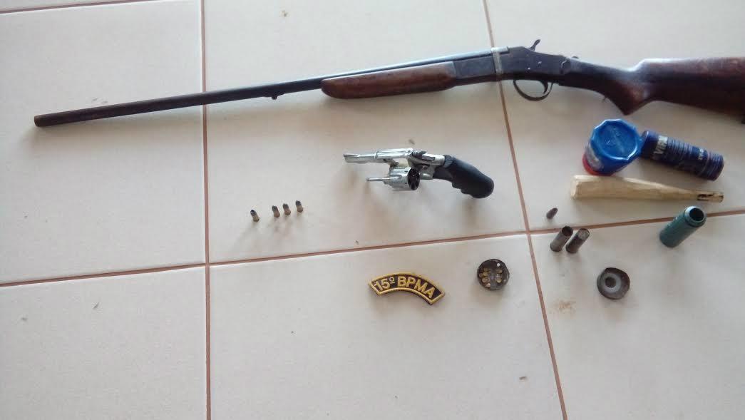 Armas e munições são apreendidas em fazenda após denúncias de caça