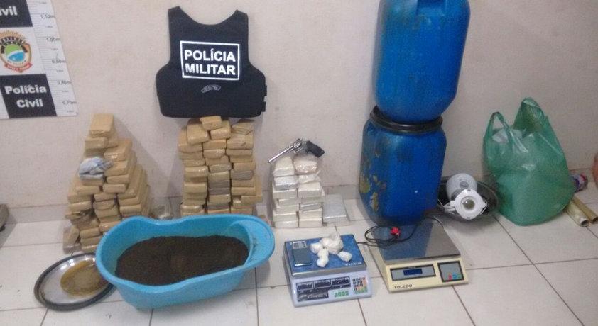 Cocaína avaliada em R$ 1 milhão é apreendida em bairro da Capital