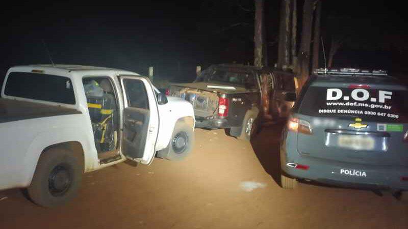 Camionetes furtadas são apreendidas em MS com mais de 2 toneladas de maconha