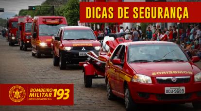 Confira dicas do Corpo de Bombeiros para ter um feriado seguro e sem acidentes