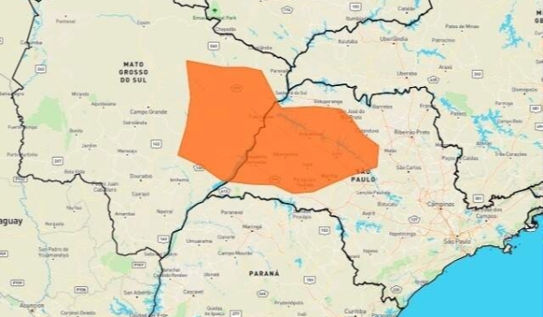 Em novo alerta, Inmet coloca 17 cidades sob risco de tempestade