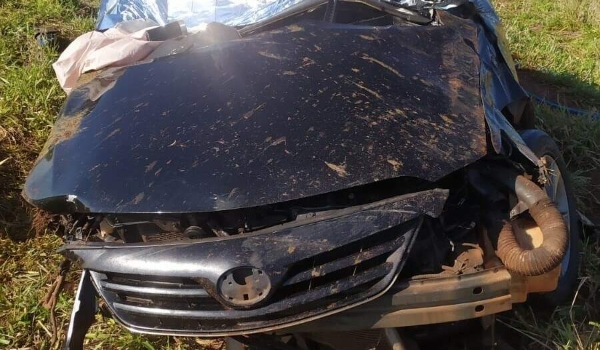 Policial Militar perde controle da direção e morre após capotar carro em rodovia