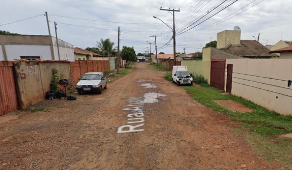 Pit bull mata cachorro ao escapar quando moradora colocava lixo na calçada