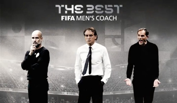Guardiola, Mancini e Tuchel disputam o prêmio The Best de melhor técnico