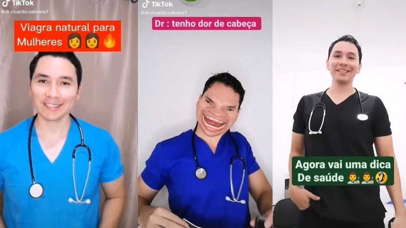 Tá no hype: médico de Ribas do Rio Pardo dá dicas de saúde fazendo trends no TikTok