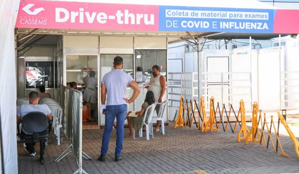 Cassems vai oferecer 800 testes de covid gratuitos por dia a partir de sábado