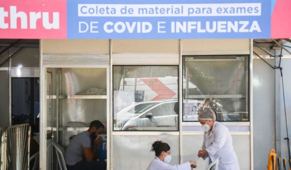 Procura por testes de covid é a maior em toda a pandemia, na Capital