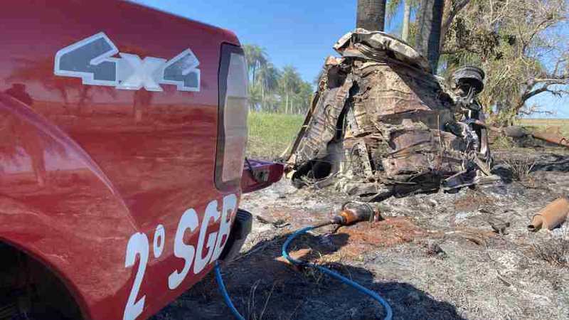 Segunda vítima que morreu carbonizada em acidente na BR-267 seria homem de 34 anos