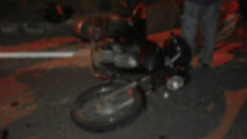 Motociclista morre ao bater em caminhão carregado de eucalipto parado em rodovia
