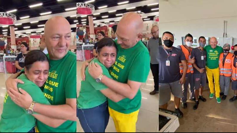 Tietado até no aeroporto, o que o 'Véio da Havan' veio fazer em Campo Grande?