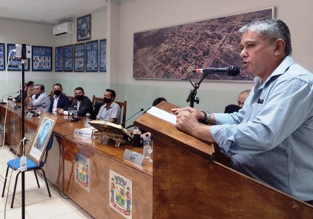 Em Bela Vista prefeito participa de abertura dos trabalhos do Poder Legislativo