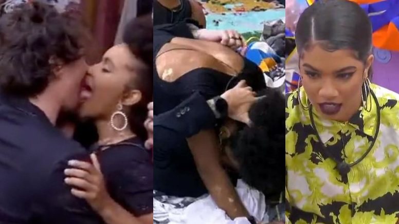 BBB 22: Eliezer e Natália se beijam e Maria revela que ele está com herpes