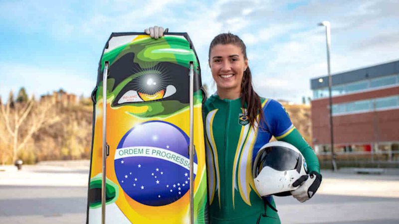 Nicole Silveira fica em 14º lugar após estreia no skeleton nos Jogos de Inverno