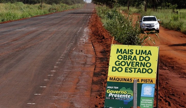 MS-352: Asfalto no acesso à Ponte do Grego está perto de se tornar realidade