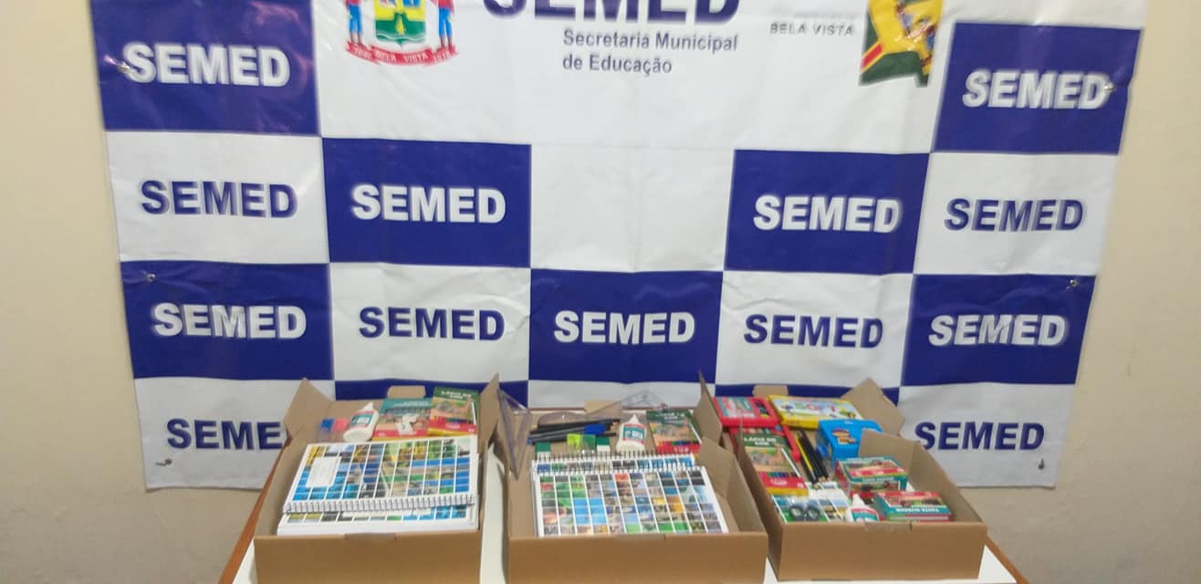 Em Bela Vista, kits escolares serão distribuídos a alunos da Rede municipal de ensino
