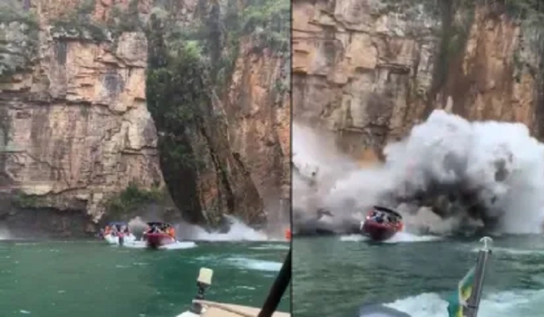 Polícia conclui que queda em Capitólio foi 'evento natural'