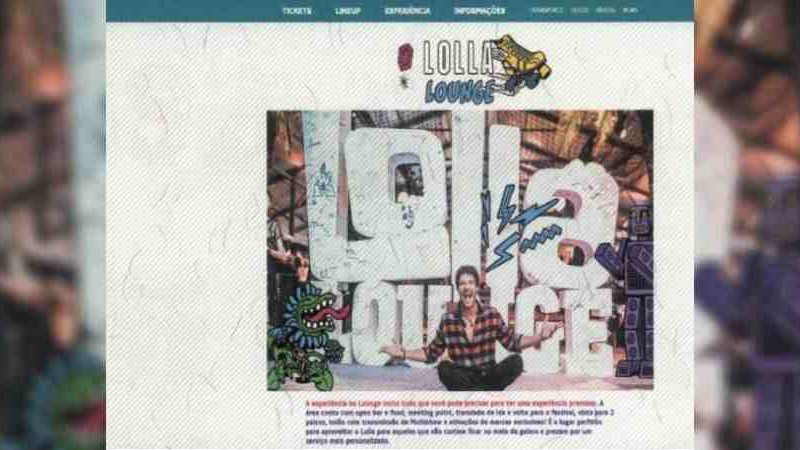Global de MS, Nando Rodrigues processa por uso de imagem indevida em vendas do Lollapalooza