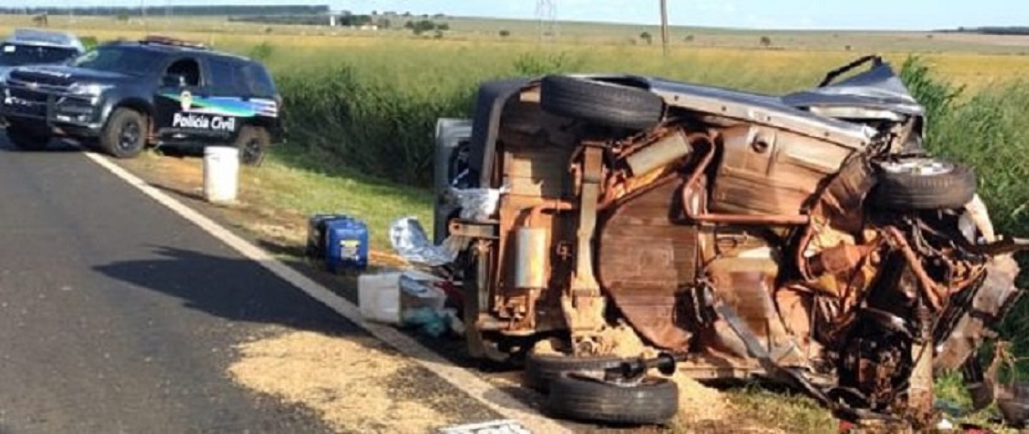 Distração teria causado acidente com dois mortos na MS-306