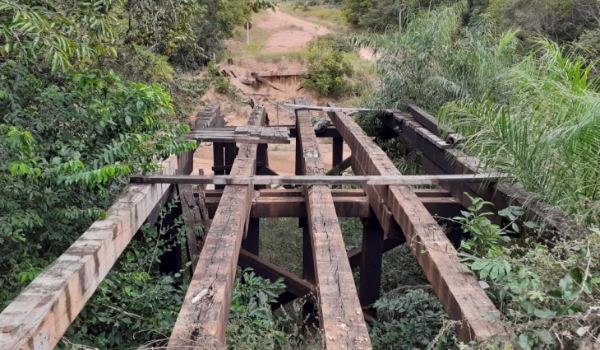 Destruídas pelo tempo, pontes de madeira são substituídas por estruturas de concreto em MS