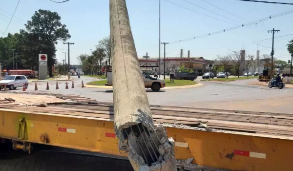 Acidentes envolvendo postes de energia aumentam 10% em MS