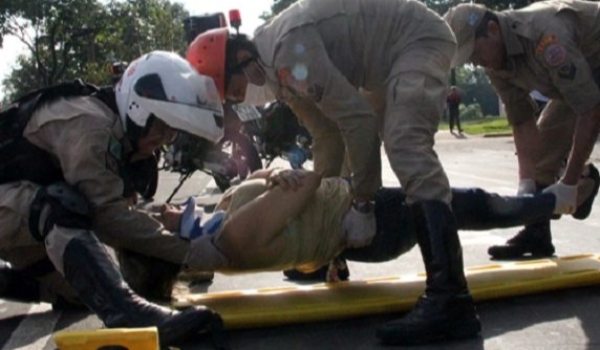Corpo de Bombeiros orienta primeiros socorros em caso de acidente no trânsito