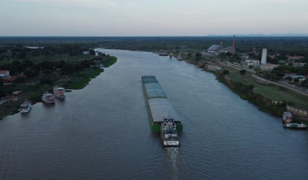 Com melhora do nível da hidrovia terminal de Porto Murtinho fará primeiro embarque do ano
