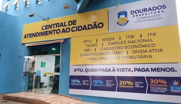 Prefeitura de Dourados oferece atendimento especial do IPTU a partir desta segunda