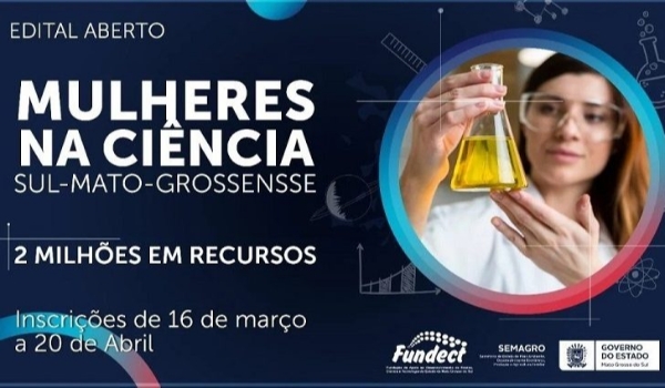 Governo de MS disponibiliza R$ 2 milhões para projetos coordenados por mulheres; inscrições estão abertas