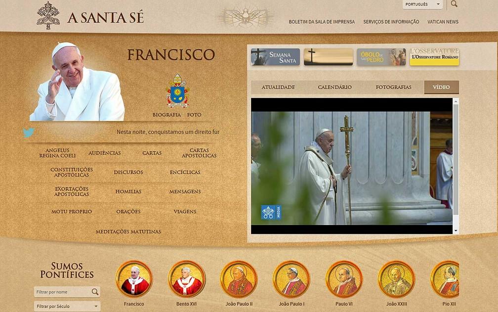 Papa Francisco celebra missa do Domingo de Páscoa