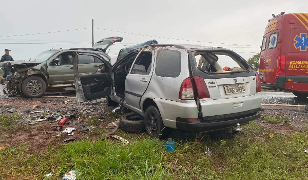 Homem morre após colisão frontal entre veículos na BR-060