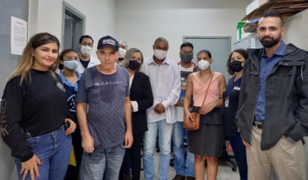 Polícia realiza coleta de amostras de DNA em instituições de assistência social