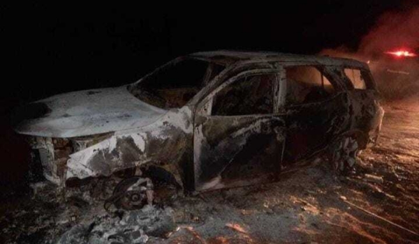 Identificados corpos carbonizados dentro de SUV na fronteira