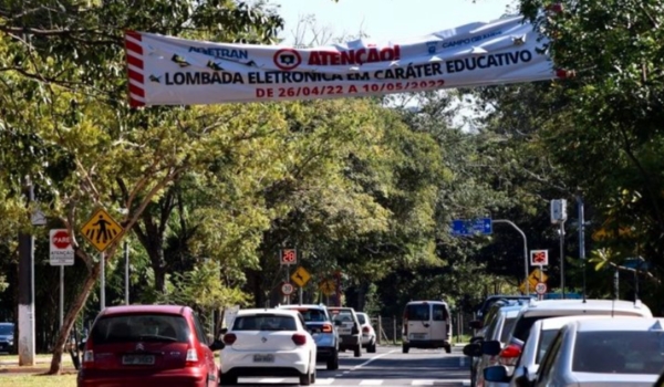 Radares no Parque dos Poderes estão funcionando em caráter educativo