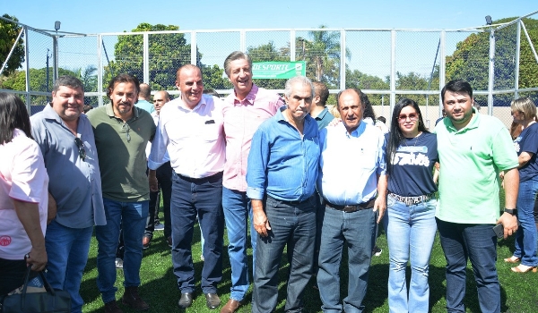 Arena de futebol soçaite Cristiano Sarco é inaugurada em Caracol