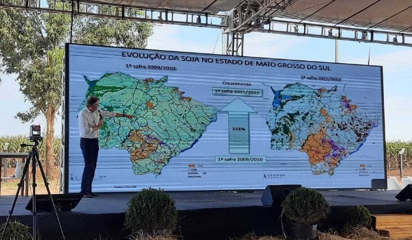 Área plantada por soja em MS deve aumentar 22% em três anos