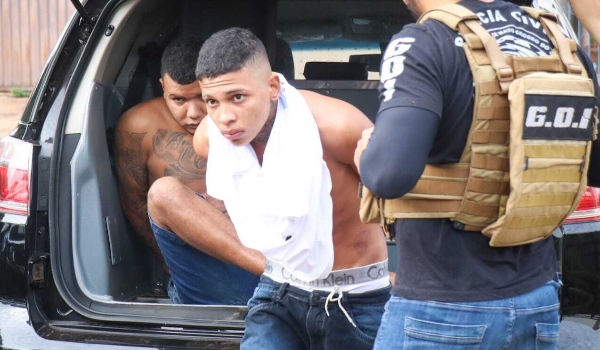 Dupla que executou rapaz a tiros em emboscada no Aero Rancho é presa