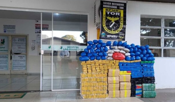 Carga de maconha avaliada em mais de R$ 1 milhão é apreendida na MS-487