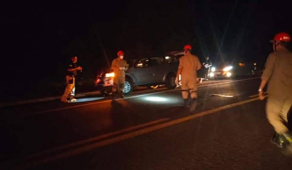 Homem morre na hora após ser atropelado por veículo na BR-262