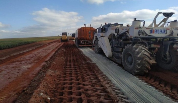 Segundo lote da pavimentação da MS-278 avança e já tem 40% dos trabalhos concluídos