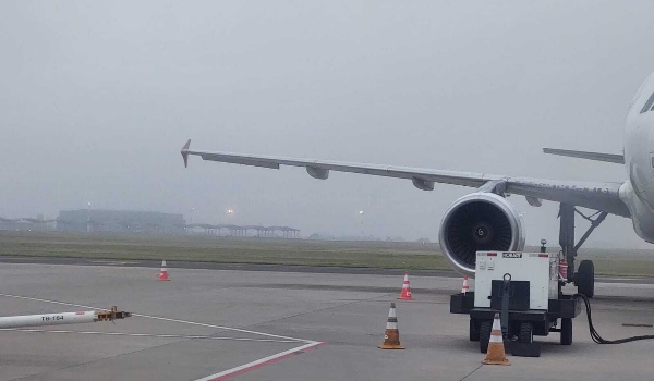 Aeroporto da Capital tem neblina forte no começo da manhã, mas opera normalmente
