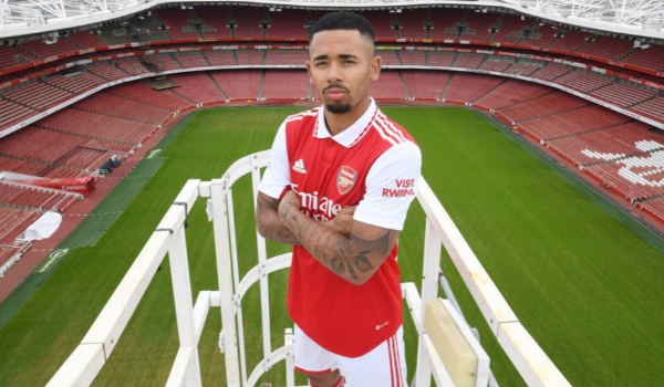 Arsenal anuncia a contratação de Gabriel Jesus: “Estou muito animado para jogar”